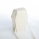Youth bag on magnet, white color