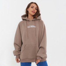 Female sweatshirt, brown color, size 42-46 (One size)