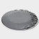 Glass Dessert Magistro "Nofis", d = 19.5 cm, color gray color