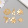 Decor for creativity plastic mirror "Cosmos" set 6 pcs