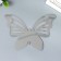 Interior mirror sticker "Openland butterfly" silver 21x15 cm