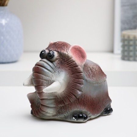 Mamon piggy bank Gray, 19x13x15cm-1