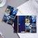 Postcard "Happy Anniversary! 65" Tiring, Congrev, Blue Background, 19x29 cm