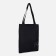 Shoper bag without fastening, black color