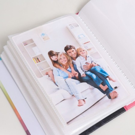 Photo album in 100 photos 10x15 cm, plastic. sheets "Elegant Landscape" Happiness-3