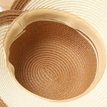 Women's hat Minaku, central nation. In brown/milk, river 58-4