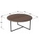 Journal table "Majore", 800 × 800 × 390 mm, MDF, acacia color