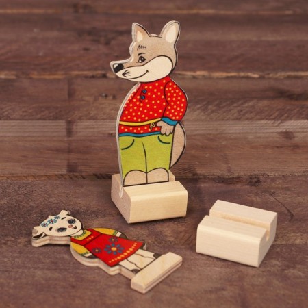 Theater on the table "Wolf and seven goats" (microofra)-1