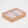 Cardboard box with a transparent lid, Upak Land Craft, 13 x 16 x 4 cm