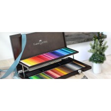 Карандаши художественные акварельные 120 цветов Faber-Castell Albrecht DÜRER®, деревянный пенал
