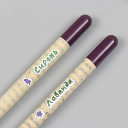 Growing gift pencils Mini "lavender + lilac" set 2 pcs.-4