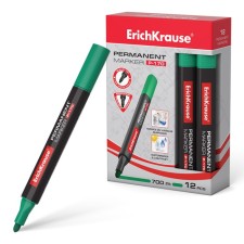 Permanent Erichkrause P-170, 2.0 mm permanent, alcohol-based ink, green