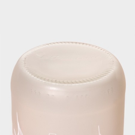 Glass Bank for Folding products "Rosie", 660 ml, pink color-3