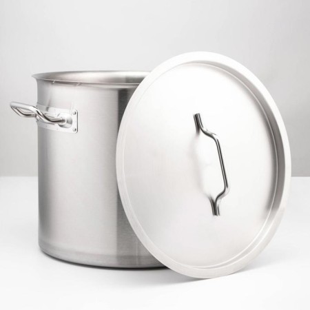 Boiler, 30 l, d = 35 cm, h = 32 cm, metal cover, triple bottom, induction, stainless steel-2
