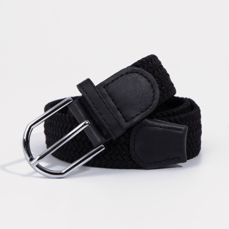 Building belt, width 3 cm, metal buckle, black color-1