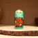 Matryoshka 5-doll "festive green" with God's cow 10-11 cm