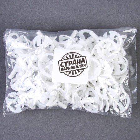 Holder-is a ball for balls, d = 5 mm, white color, set of 100 pcs.-4