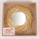 Wall mirror "sun", D mirror surface 11 cm, golden color
