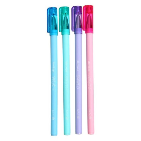 Ballpoint pen Berlingo Starlight s 0.5, blue, Mix Pastel Corps-2