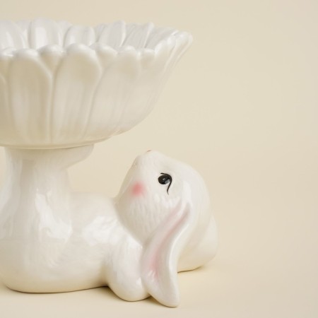 Sl Home "Forest Rabbit", 19 × 17.5 × 15 cm, white color-2