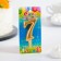 Candle for the cake digit "Golden", 5.5 cm, number "7"