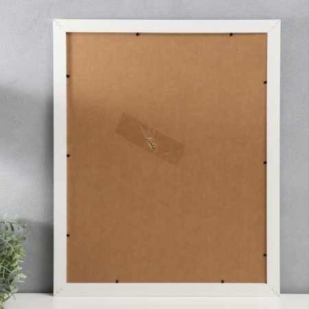 Photo frame MDF 40x50 cm "Trend" White (plastic screen)-3
