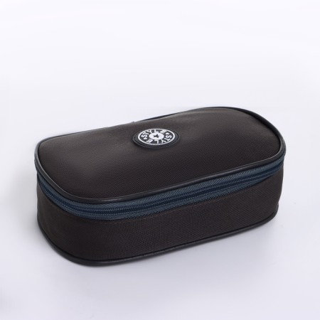 Style cosmetic bag, 21.8*12.5*6, lightning department, gray