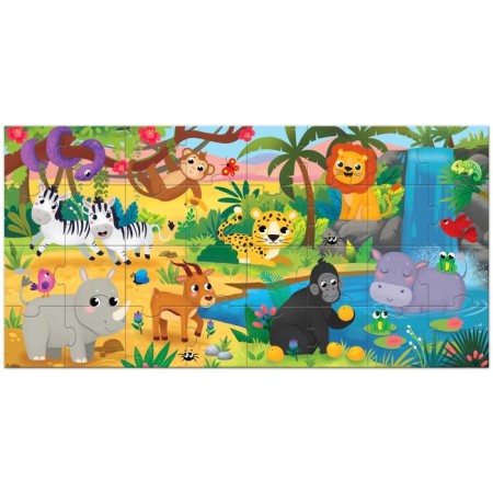 Puzzles 8 in 1, "Animals of Africa", bilateral-2
