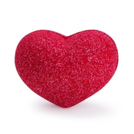 Salt heart for a bath with foam, 120 gr