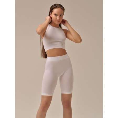 Female Legins Short, size XL, Bianco color