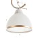 Lamp Bayerlux 59301/1 E27 40W white with a golden patina 15.5x15x32 cm