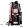 Frame backpack 37 x 28 x 12 cm, Across 194, filling: bag, pencil case, violet ACR22-194-9