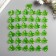 Decor for creativity plastic "Maple leaf" set 40 pcs 2.2x2.2 cm