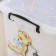 Storage container "Bear and kitten", 35 l, 50.5 × 31.5 × 28 cm, on wheels, color transparent