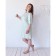 Women's dress Minaku: Mint & Chocolate Olive Color, Rr. 56
