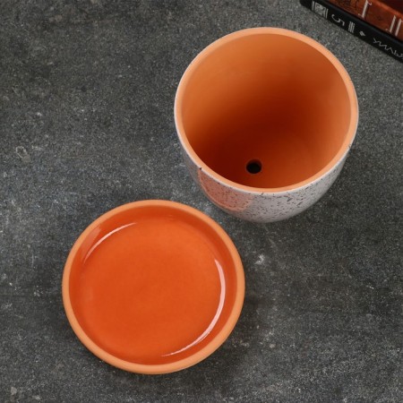 Flower pot "cone" gray 1l-5