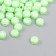 Beads for creativity plastic "English letters" Green set 20 g 0.4x0.7x0.7 cm