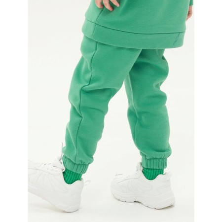 Baby trousers, height 110 cm, green color-5