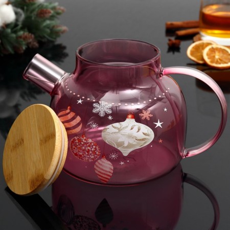 Teapot "Pink Tale", 1000 ml-1