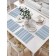 A set of napkins for setting the table "Striped open spaces", rectangular, size 32x46 cm, 4 pcs