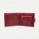 Women's wallet on the button, red color