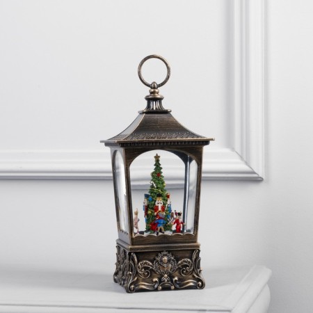 LED figure “Llashboard with a Nutcracker” 13.5 × 28.5 × 13.5 cm, plastic, AAX3 batteries (not in the kit), USB, glow warm white-3