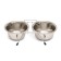 A set of 2 bowls on a stand, 2 x 450 ml