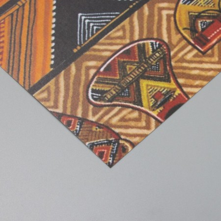 Scrapbooking "Africa" ​​density 180 grams set 5 pcs 30.5x32 cm-3