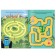 IQ block with tasks "Labyrinths", 24 pp., 12 × 17 cm, blue tractor