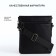 Male bag, black color