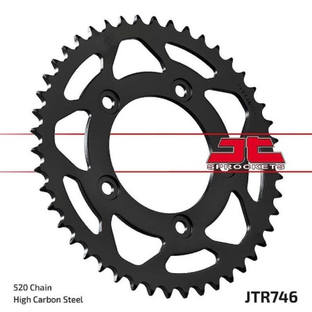 Leading star, JT 746.39, chain 520, 39 teeth