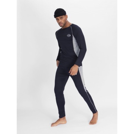 Male thermal underwear, size 50-52, dark blue color-1