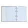 A notebook on 4 rings A5, 160 sheets, in a cage, supernova, hard cover, matte lamination, offset block