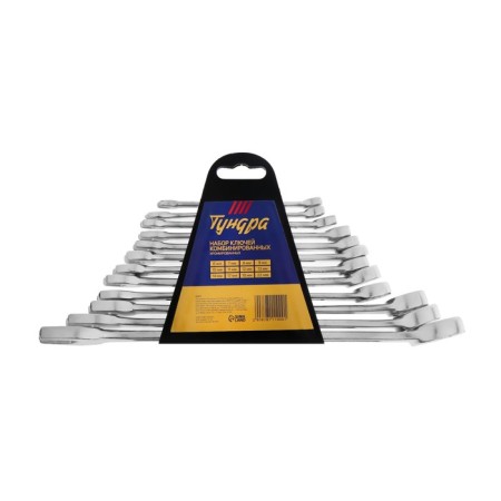 A set of keys combined in the tundra holder, chrome -plated, 6 - 22 mm, 12 pcs.